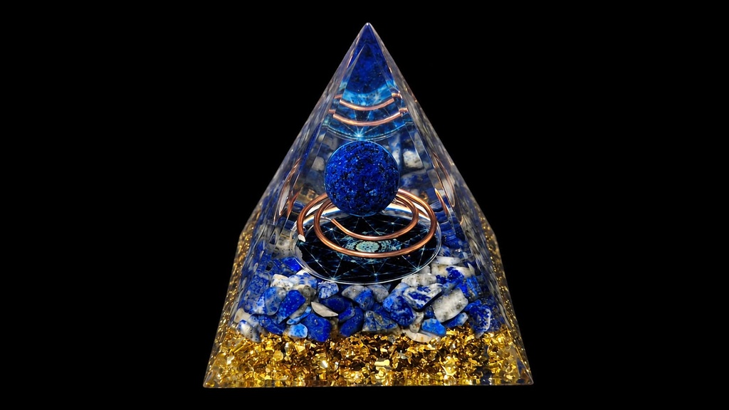 Piramide orgonita lapizlazuli (POL)